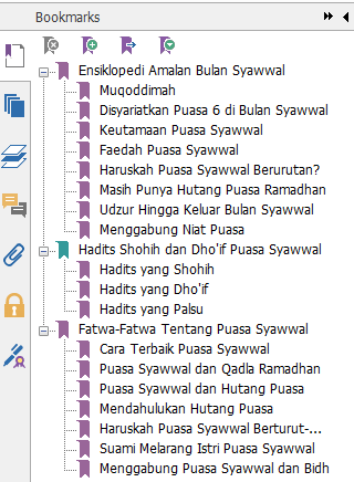 Daftar Isi eBook Puasa Syawwal